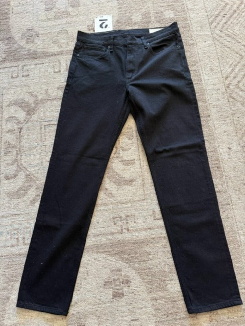 Rag & Bone New York - Mens Jeans - 32W x 32L - Slim Fit - Black